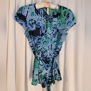 Tommy Hilfiger Paisley Print Women's Top